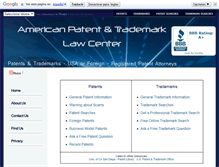 Tablet Screenshot of patentpending.com